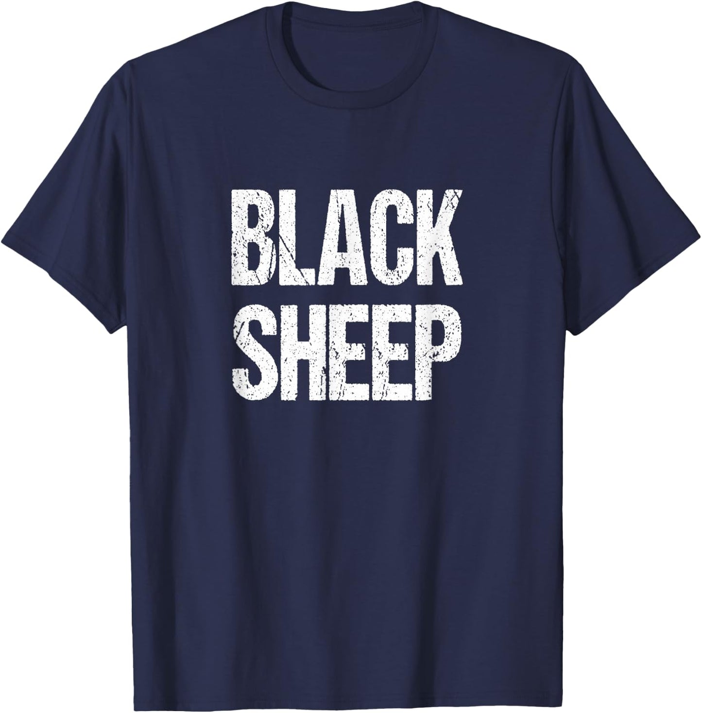 Trendy Black Sheep Outcast T-Shirt - T-Shirt | Navy