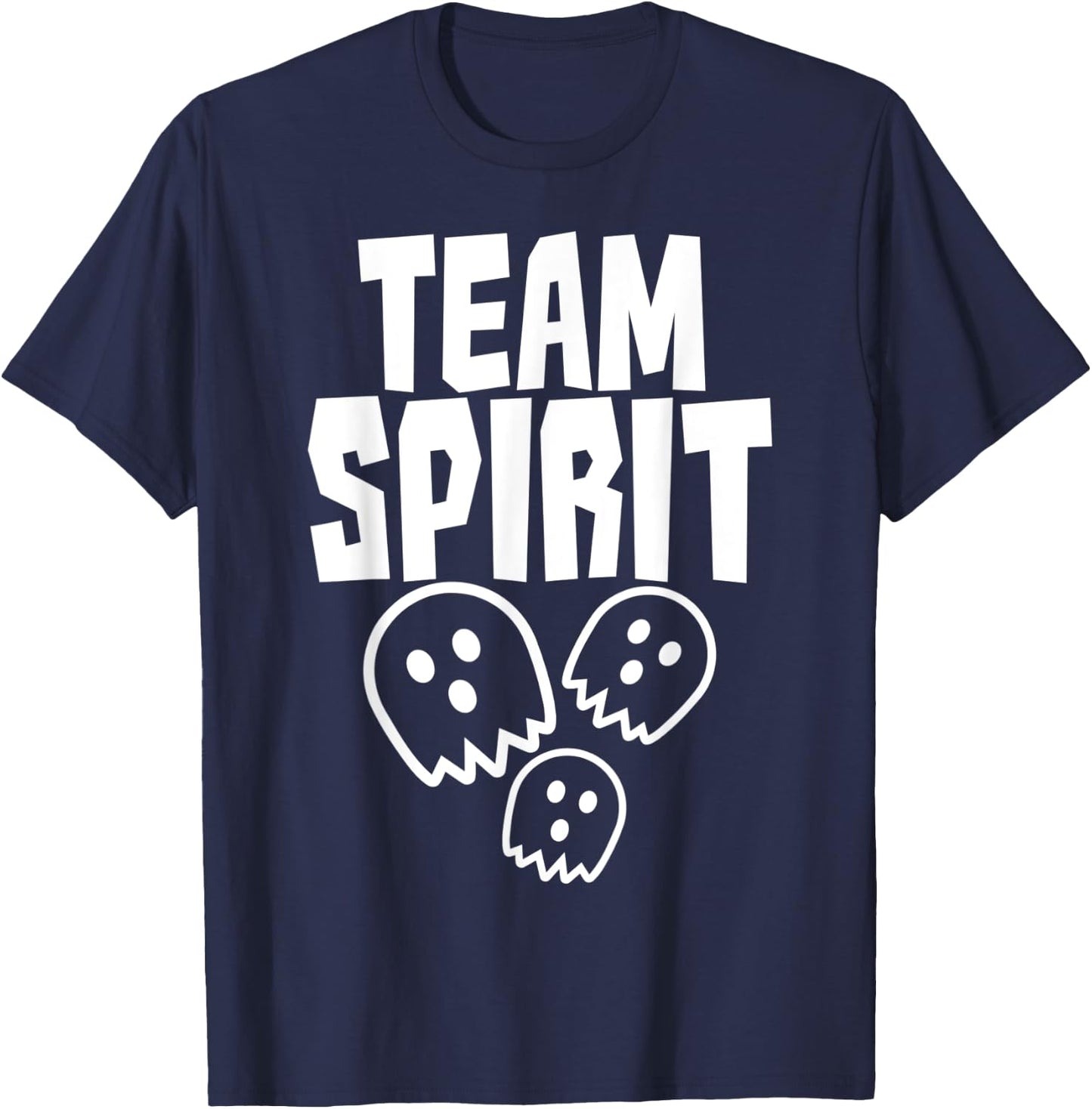 Funny Ghost Pun - Team Spirit - Halloween T-Shirt - T-Shirt | Navy