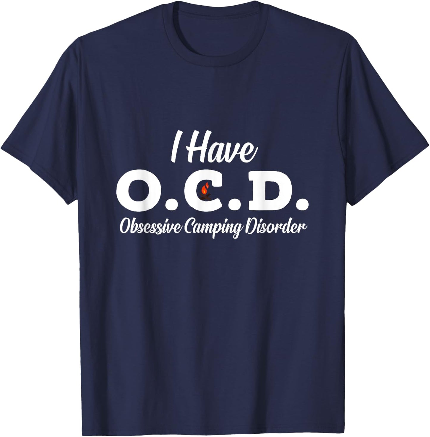 Funny Camping Shirts: Camper Shirt Camping Shirts T-Shirt - T-Shirt | Navy