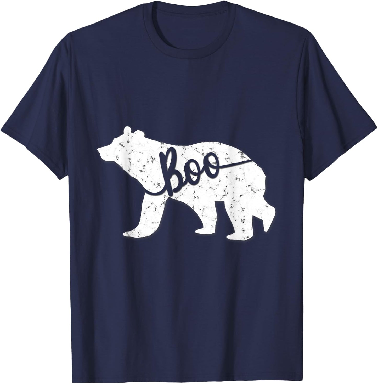 Funny Boo Bear Nickname Matching Shirt T-Shirt - T-Shirt | Navy