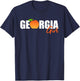 Georgia Girl-Georgia Peach-State Of Georgia T-Shirt - T-Shirt | Navy
