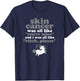 Inspirational Fighting Skin Cancer Quote Funny Unicorn Gift T-Shirt - T-Shirt | Navy