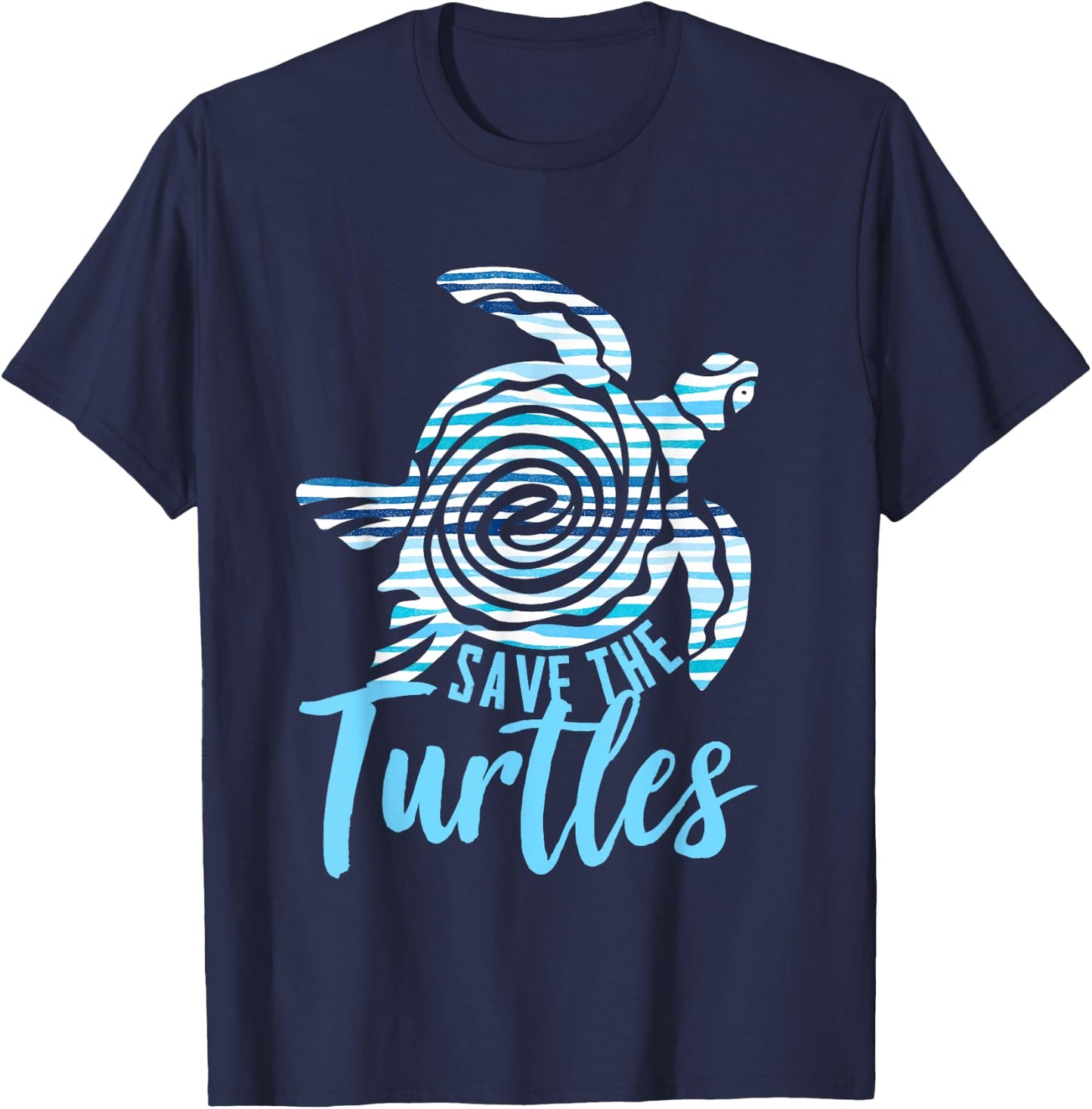 Save The Turtles T-Shirt - T-Shirt | Navy