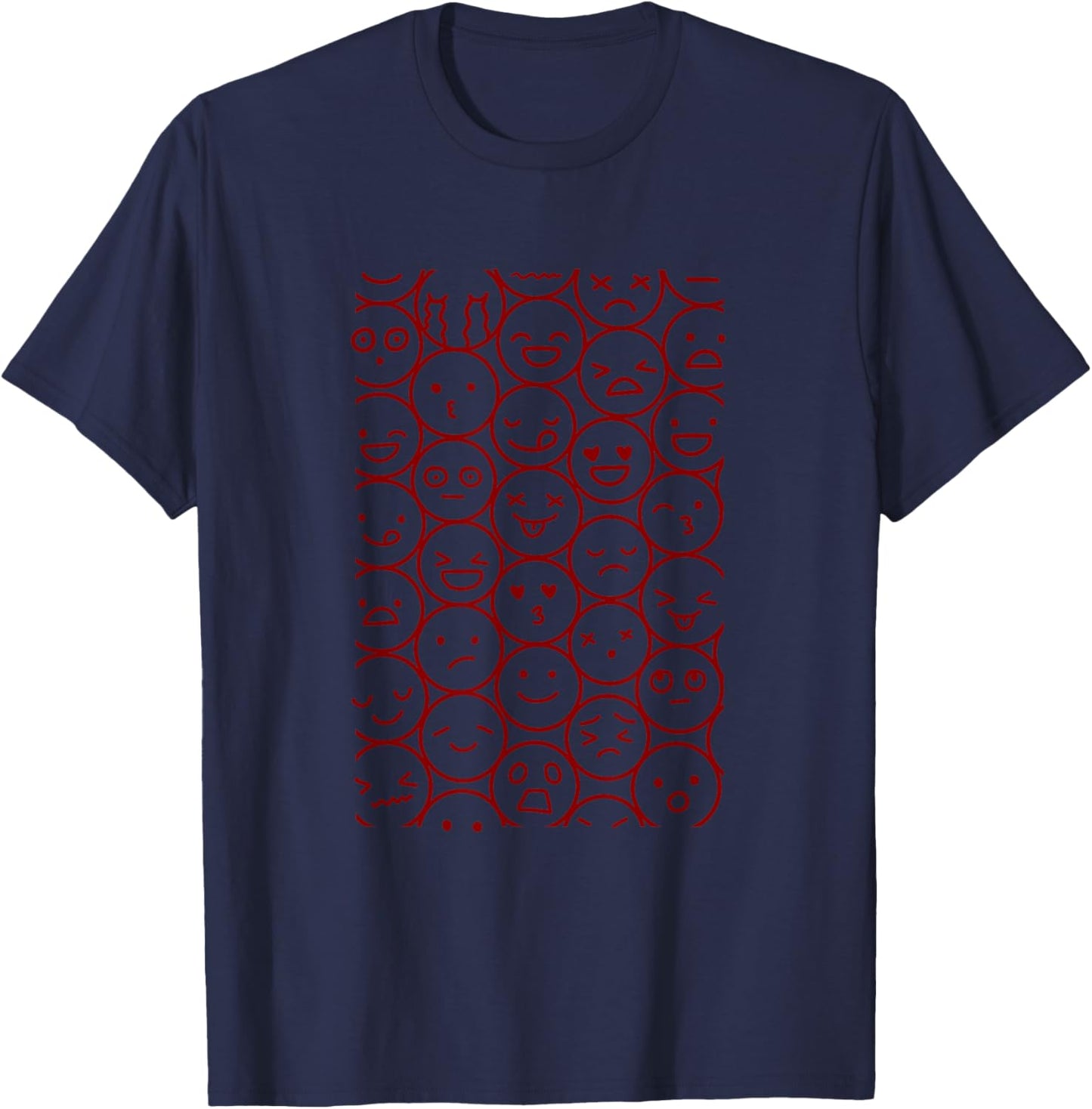 Maroon Red Burgundy Personalities Maroon Red Burgundy T-Shirt - T-Shirt | Navy