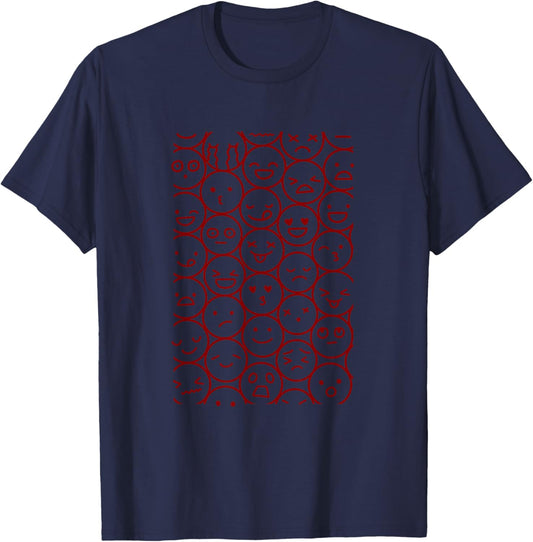 Maroon Red Burgundy Personalities Maroon Red Burgundy T-Shirt - T-Shirt | Navy