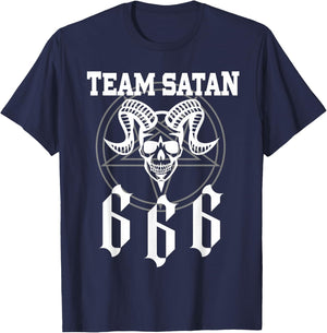 Team Satan 666 Costume T-Shirt - T-Shirt | Navy