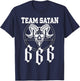 Team Satan 666 Costume T-Shirt - T-Shirt | Navy