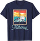 Indoorsy View from the Inside Funny Nature Window Graphic T-Shirt - T-Shirt | Navy