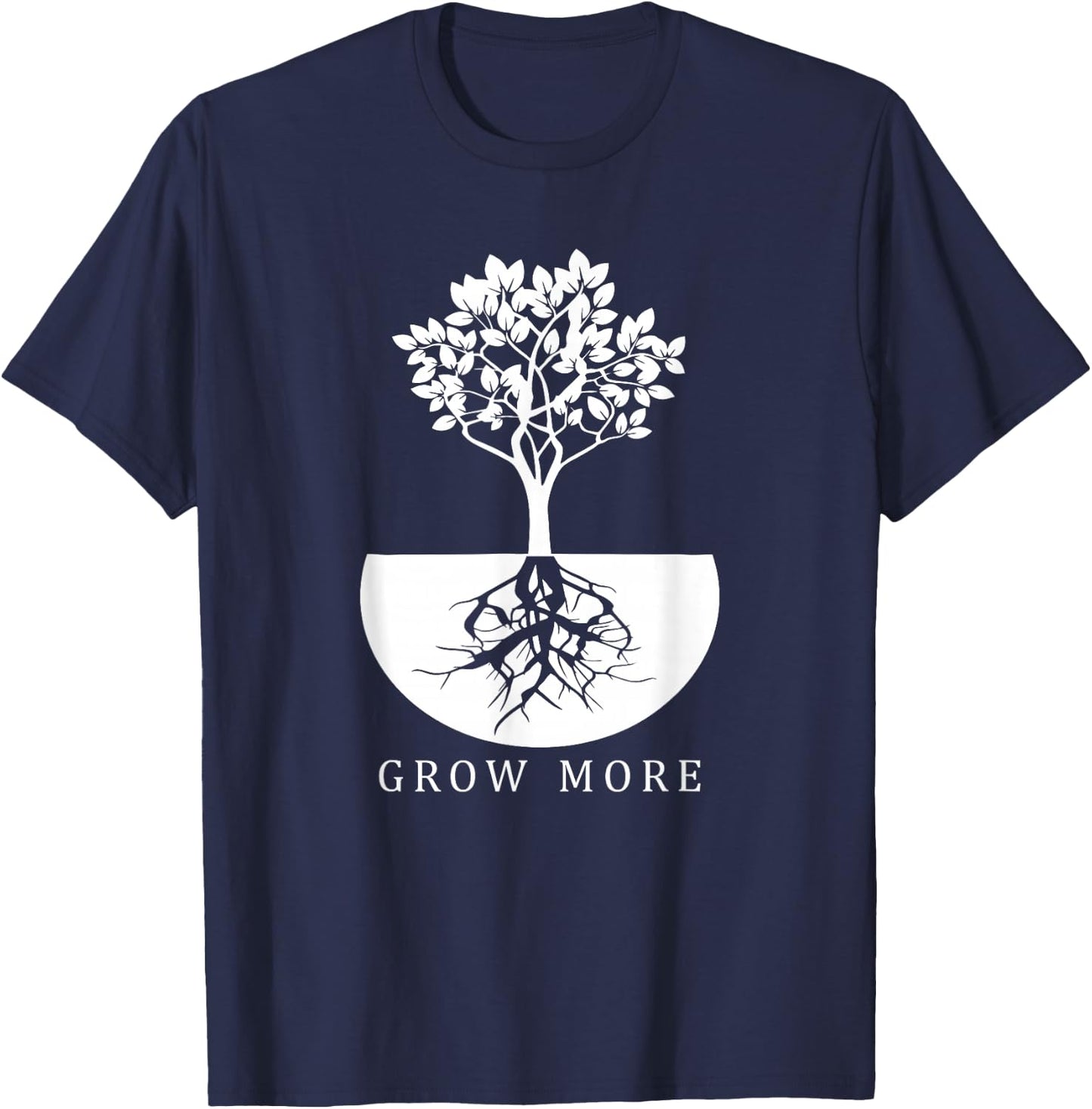 Grow More - Gardening and Men T-Shirt - T-Shirt | Navy