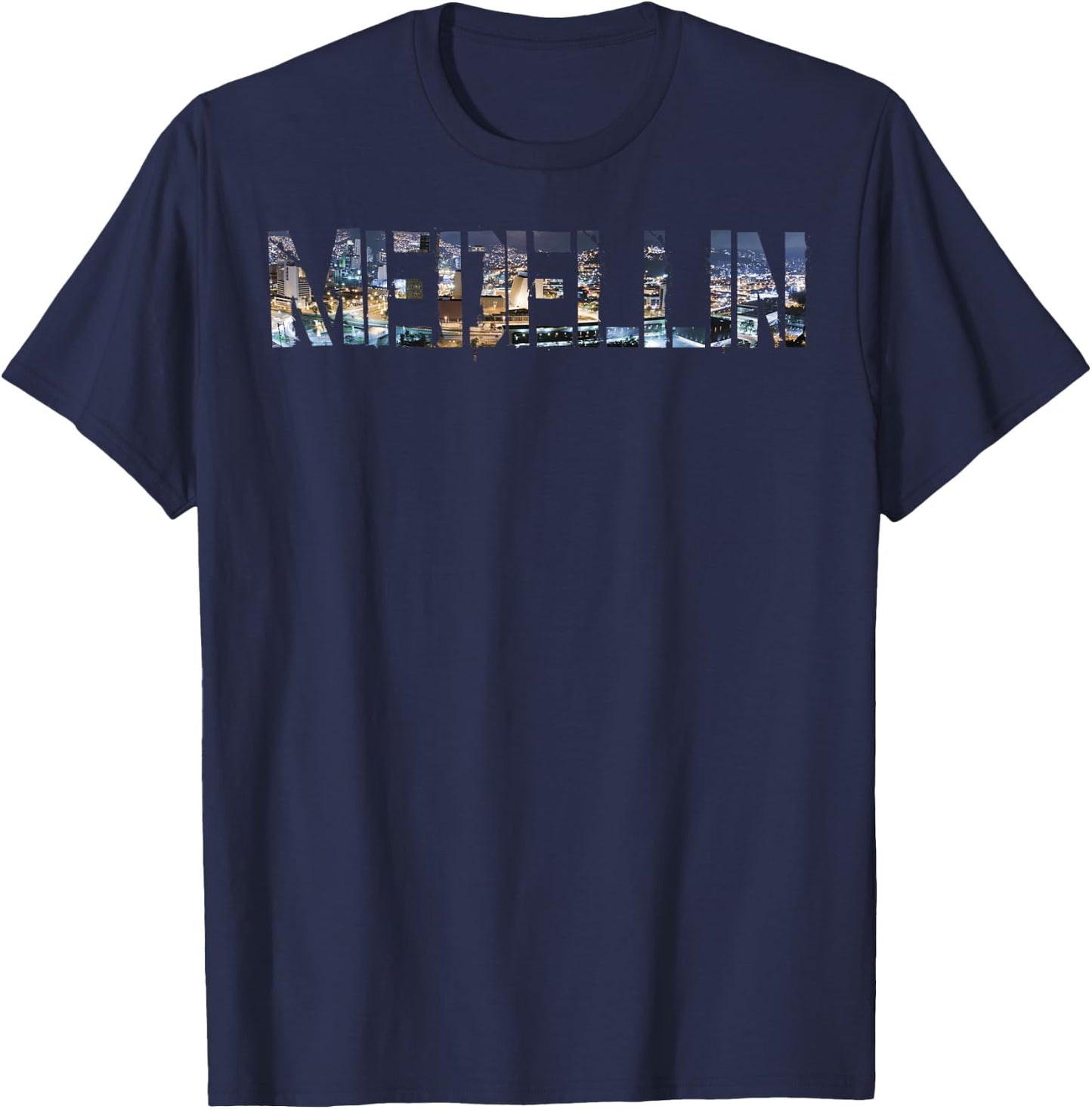 Medellin Colombia t shirt T-Shirt - T-Shirt | Navy