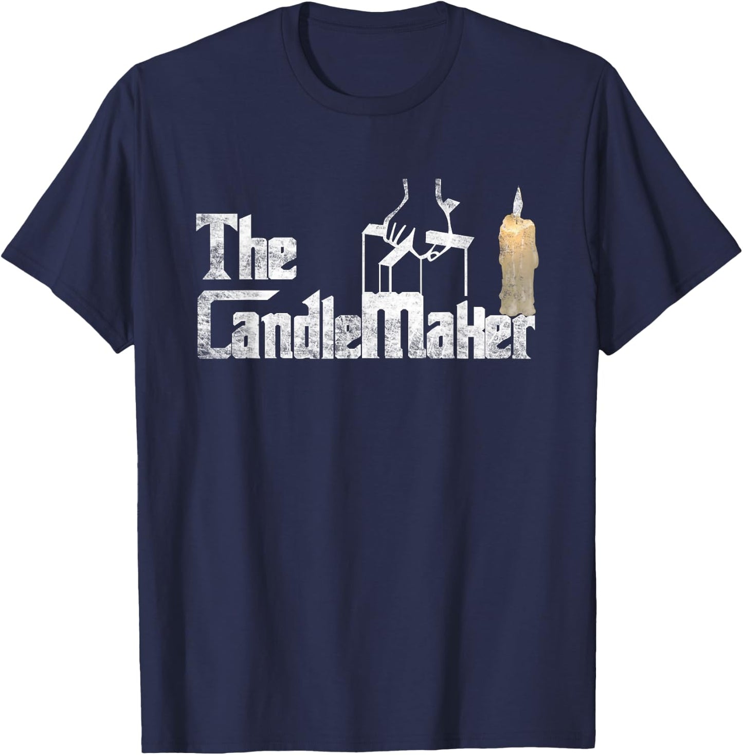 Candle Making Funny The Candle Maker Vax Candle Addict T-Shirt - T-Shirt | Navy