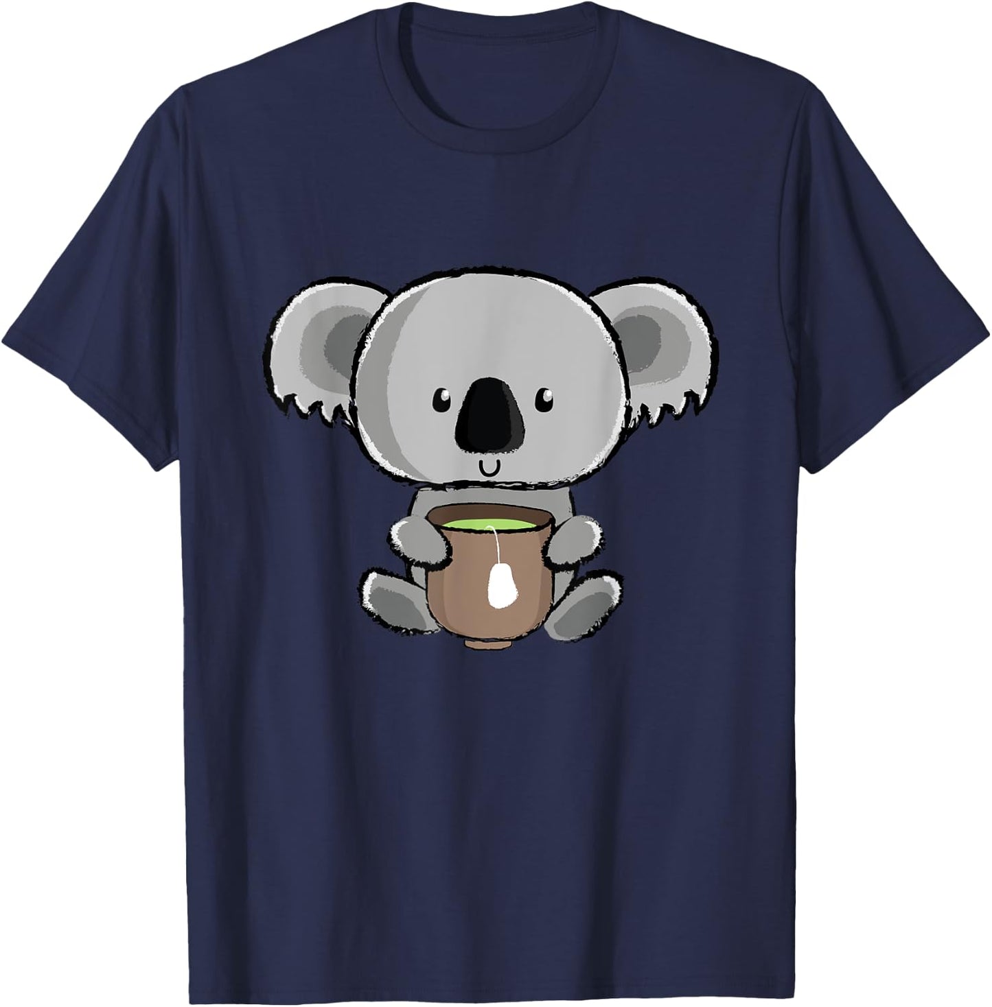 My Jokes Are Koala Tea Funny Pun Koala Bear Tea Mug Koalas T-Shirt - T-Shirt | Navy