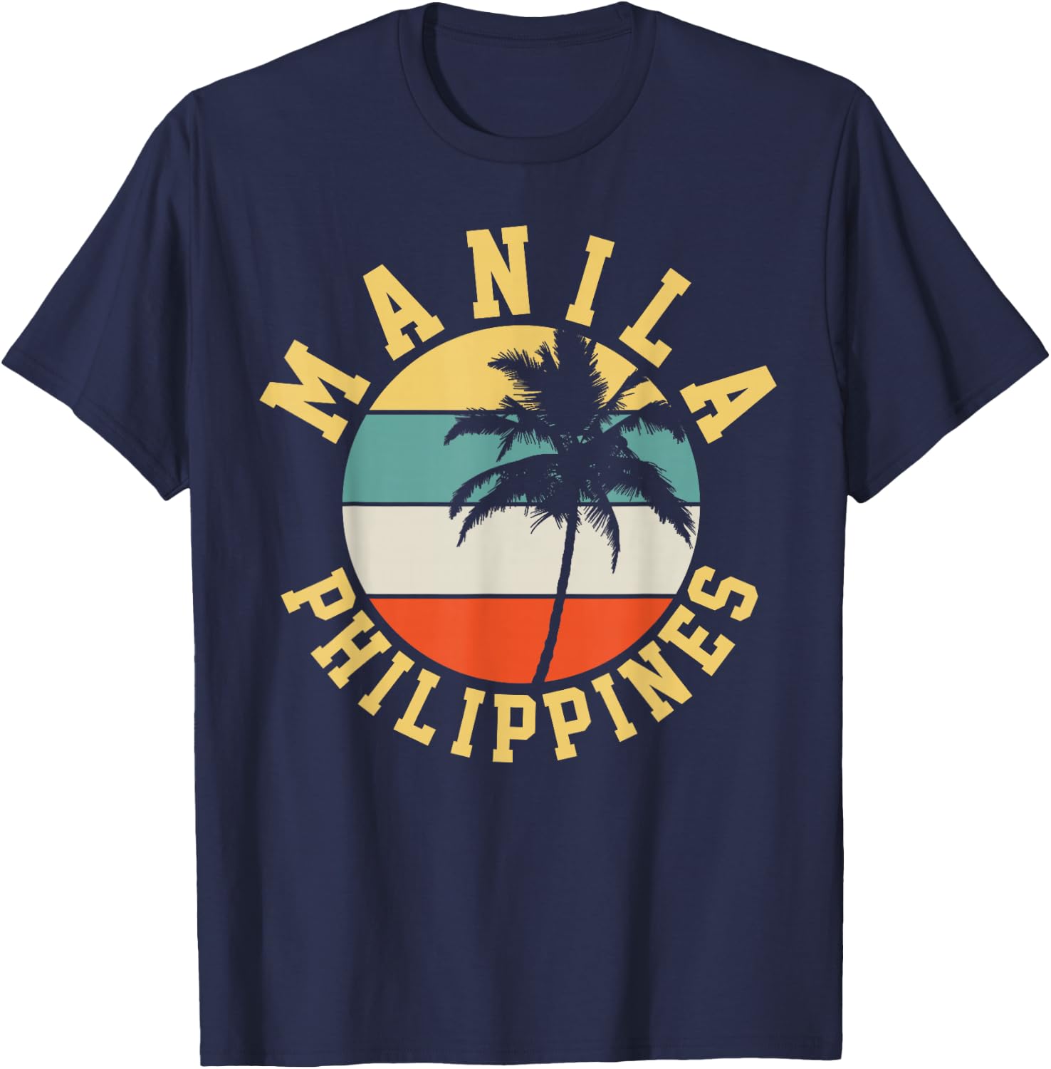 Manila Philippines T-Shirt - T-Shirt | Navy
