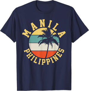 Manila Philippines T-Shirt - T-Shirt | Navy