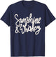 Sunshine And Whiskey Cream T-Shirt - T-Shirt | Navy