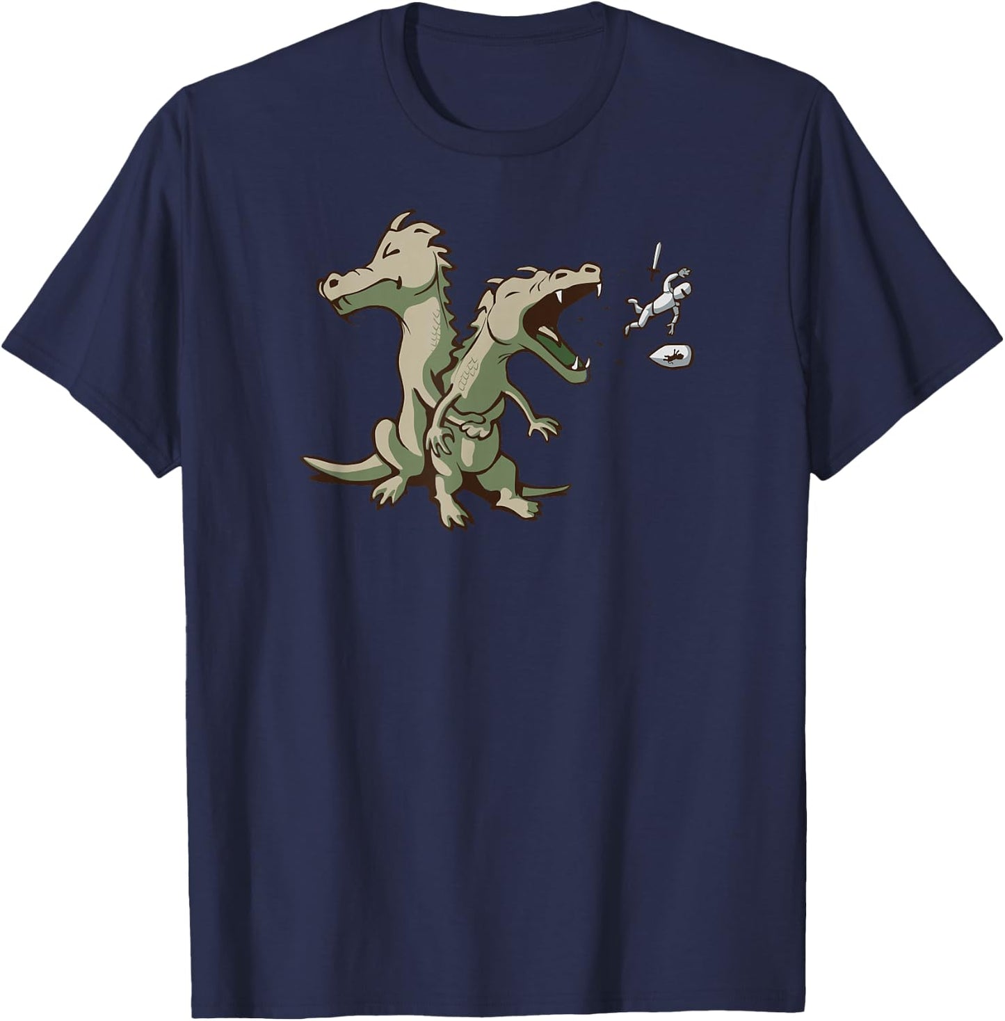 Threadless Nathan W. Pyle Unlikely Hero Graphic T-Shirt - T-Shirt | Navy