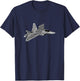 F-22 Raptor - Military T-Shirt - T-Shirt | Navy