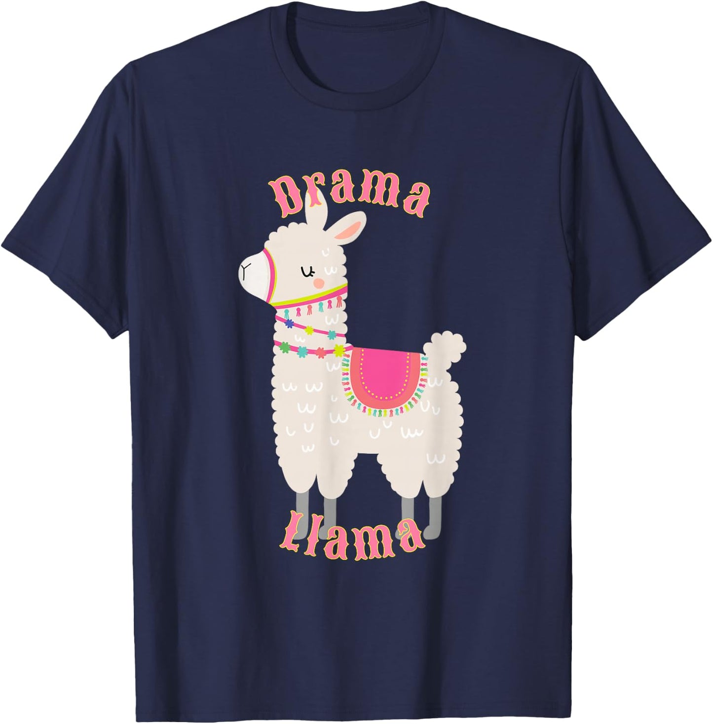 Drama Llama for Adults and Kids T-Shirt - T-Shirt | Navy