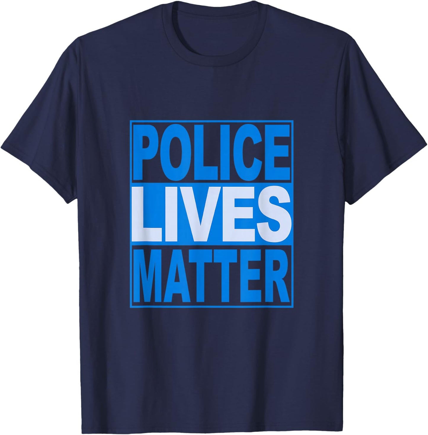 Police Lives Matter T-Shirt - T-Shirt | Navy