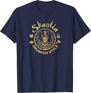 Shaolin Drunken Style Drunken Fist Kung Fu T-Shirt - T-Shirt | Navy
