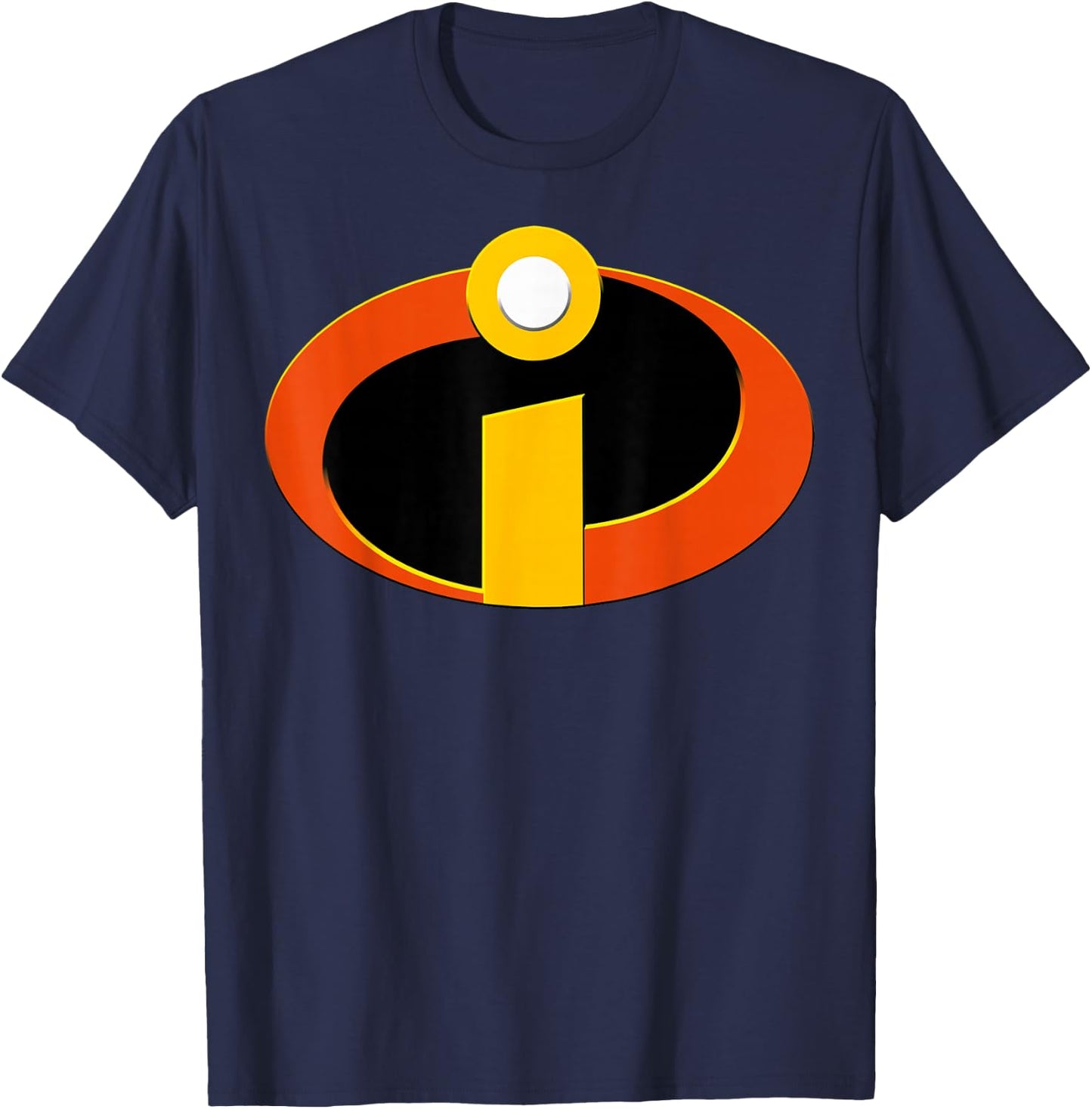 Disney Pixar The Incredibles Distressed Superhero Badge T-Shirt - T-Shirt | Navy