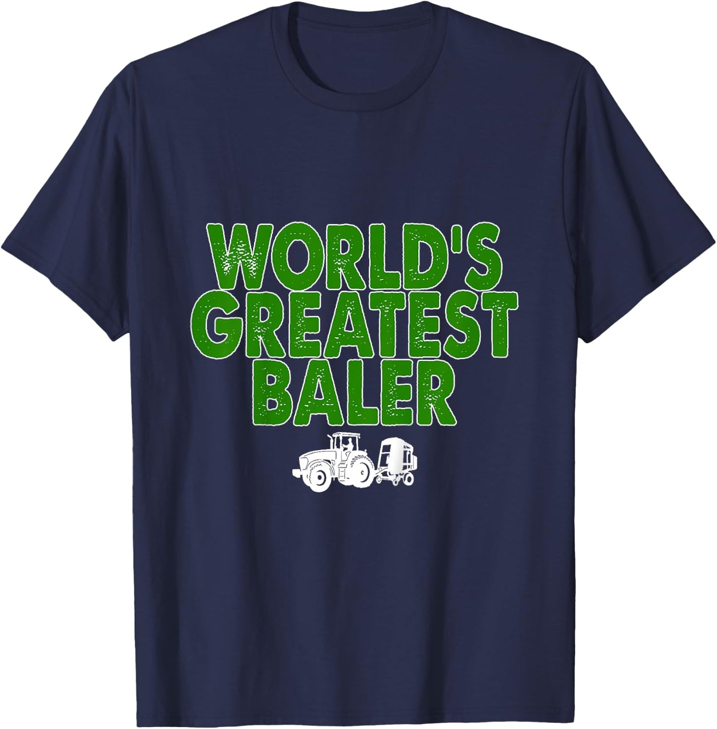 World's Greatest Baler Children's Farming T-Shirt - T-Shirt | Navy