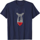 F Bomb Funny Dropping the F Bomb Sarcastic - Adult - Black - Small - Short Sleeve - Classic Fit - Cotton, Polyester Blend T-Shirt - T-Shirt | Navy