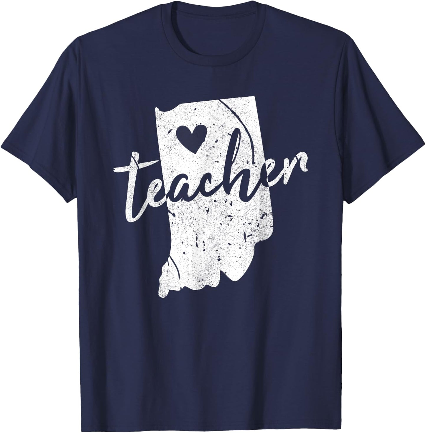 Red For Ed Indiana Teacher Men Women Girls Kids T-Shirt - T-Shirt | Navy