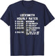 Locksmith Hourly Rates Funny Lock Picker Labor Worker Gifts T-Shirt - T-Shirt | Navy
