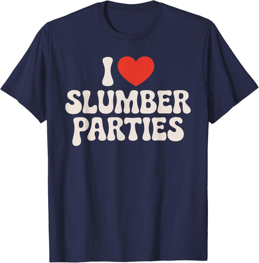 Slumber Party Art Women Kids Adult Slumber Party T-Shirt - T-Shirt | Navy