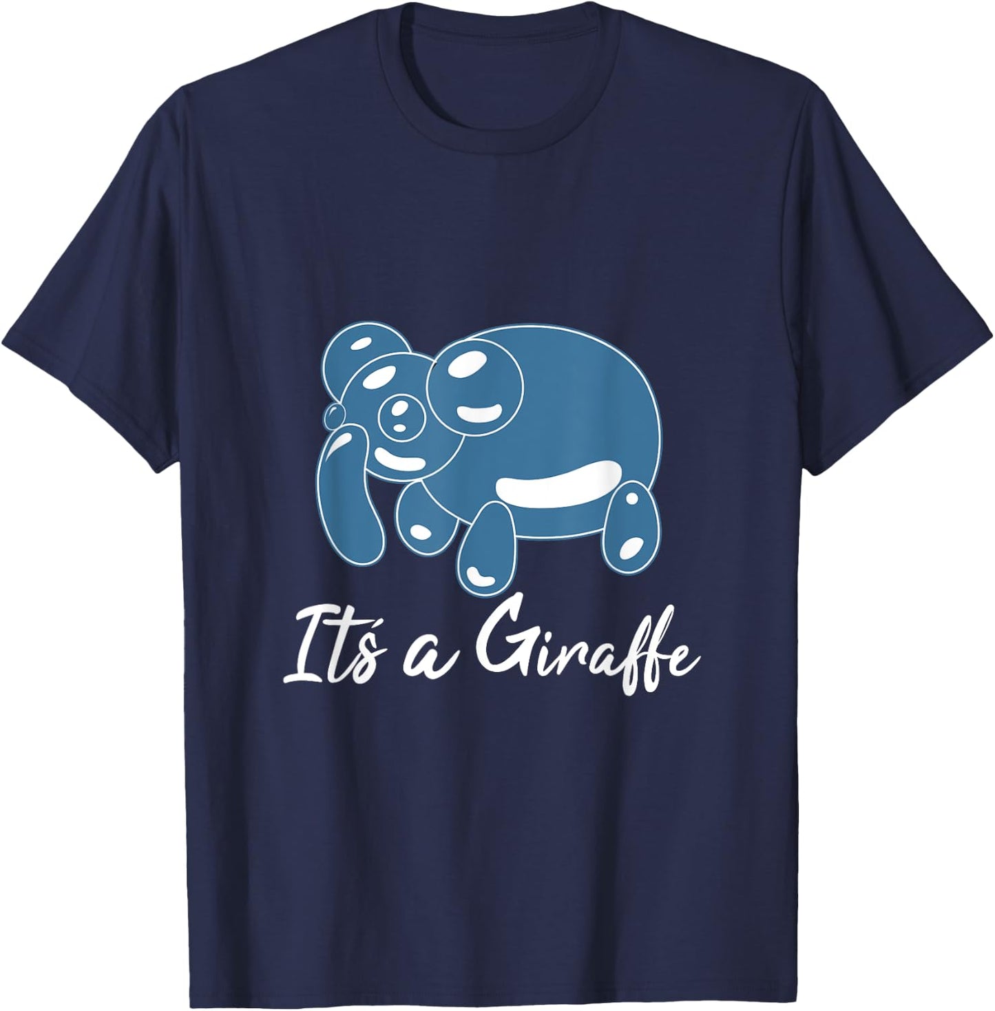 Patrick It's A Giraffe Meme Funny Elephant Bubble T-Shirt - T-Shirt | Navy
