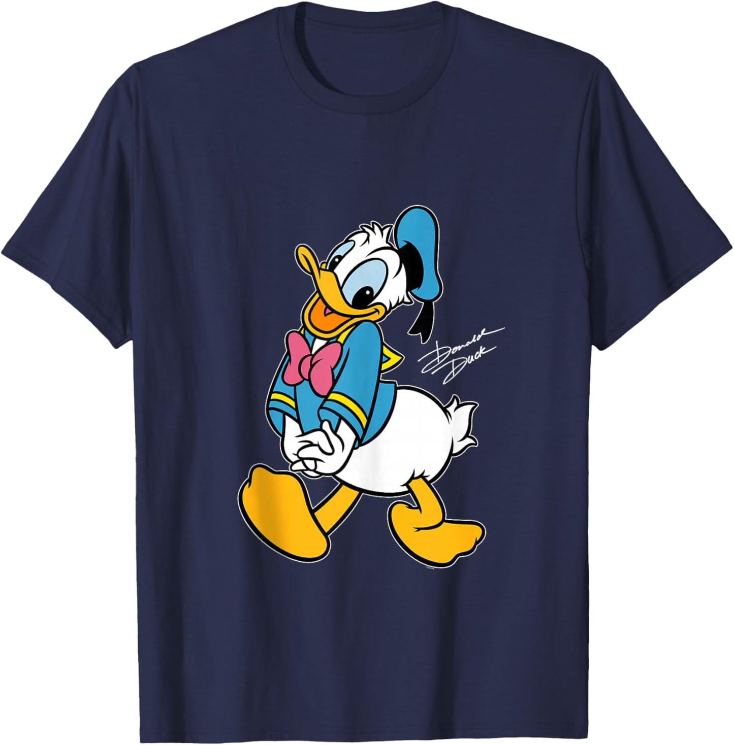 Disney Donald Duck Retro Character Silly Pose Trip Matching T-Shirt - T-Shirt | Navy