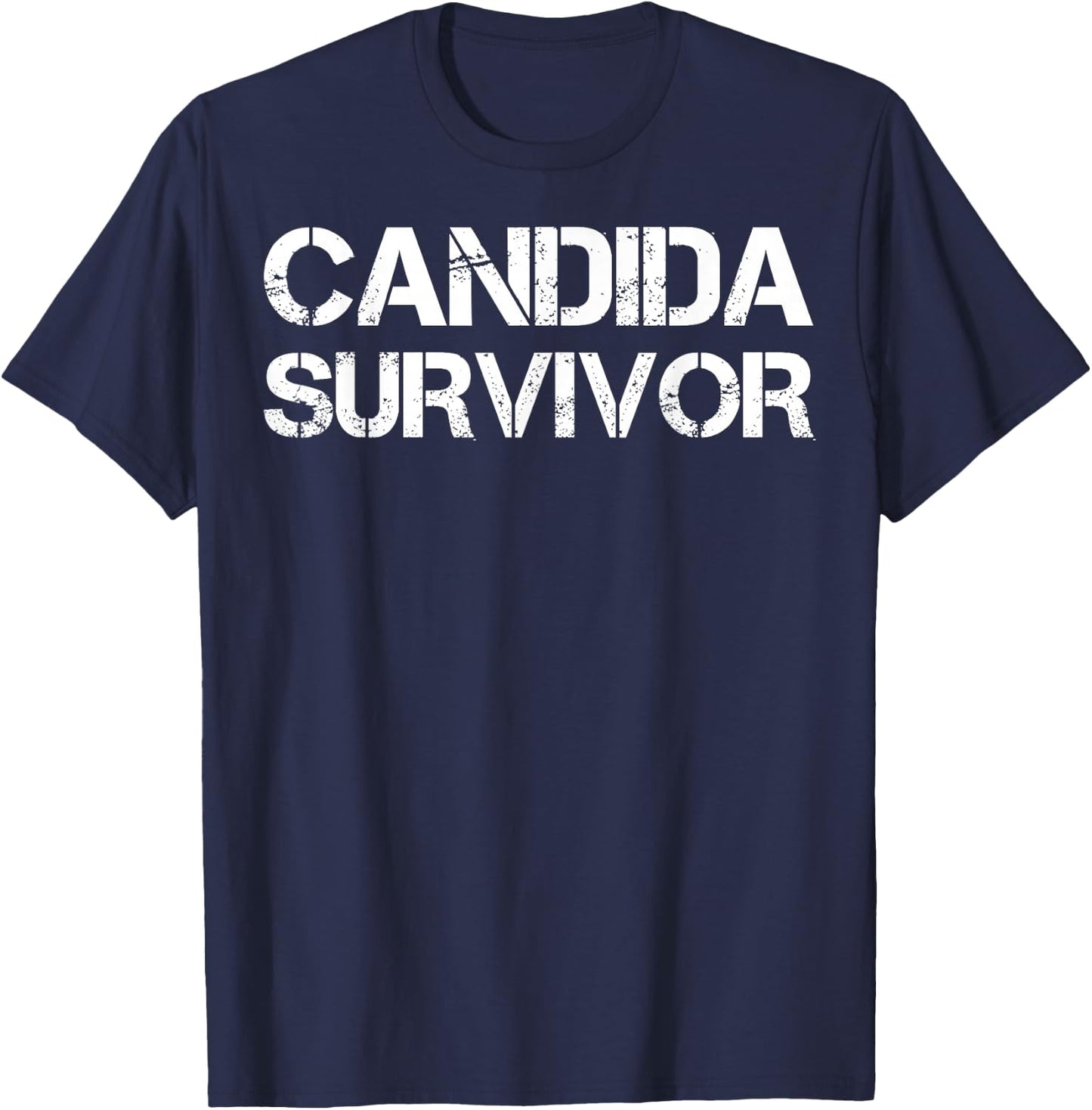Candida Survivor T-Shirt - T-Shirt | Navy