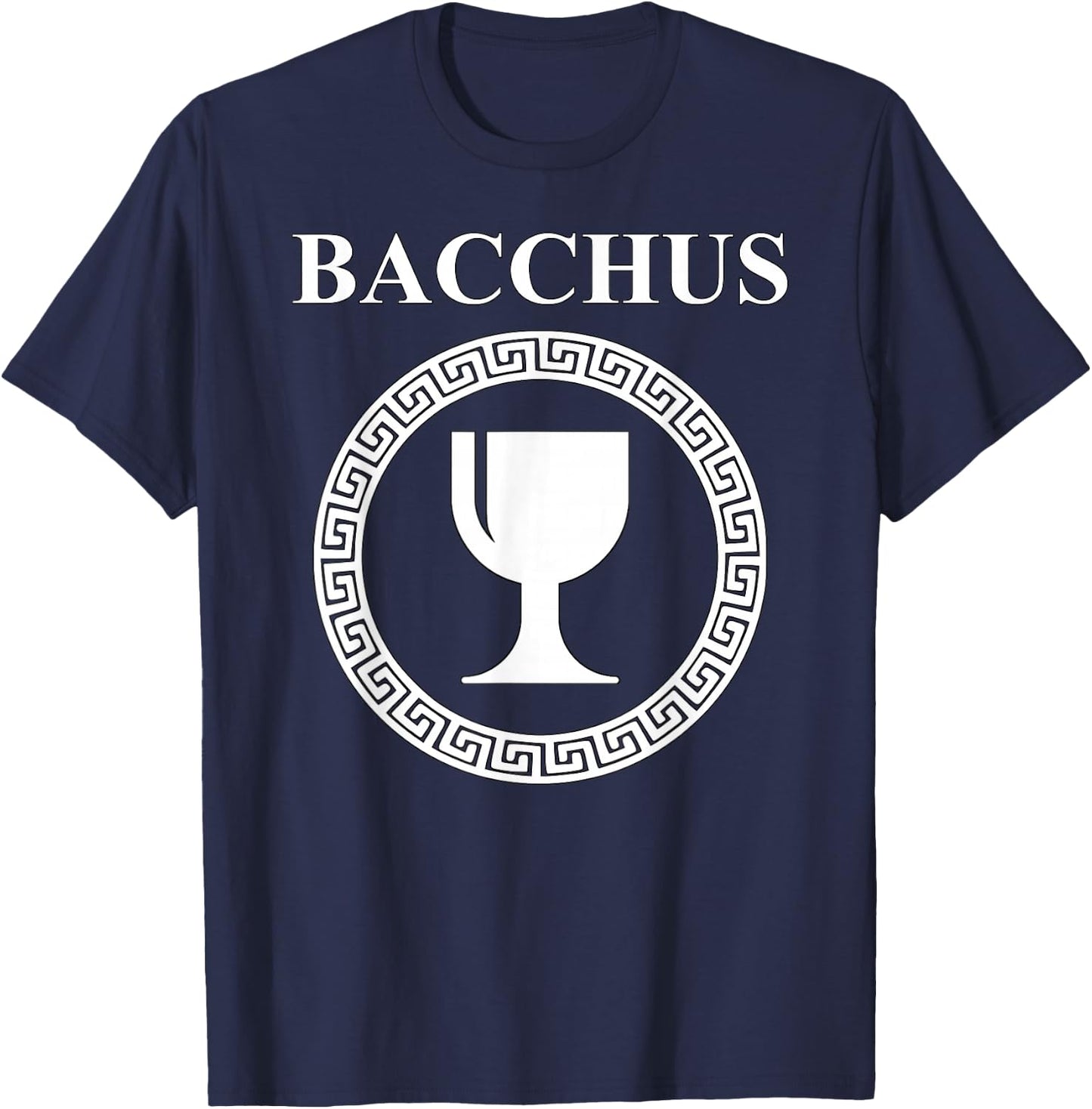 Bacchus Roman God of Wine T-Shirt - T-Shirt | Navy