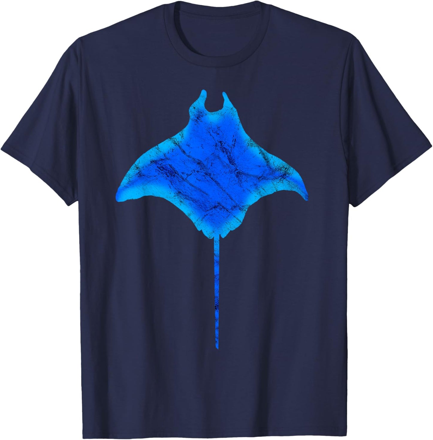 Stingray Manta Ray Shark Fishing Ocean Sea Creatures T-Shirt - T-Shirt | Navy
