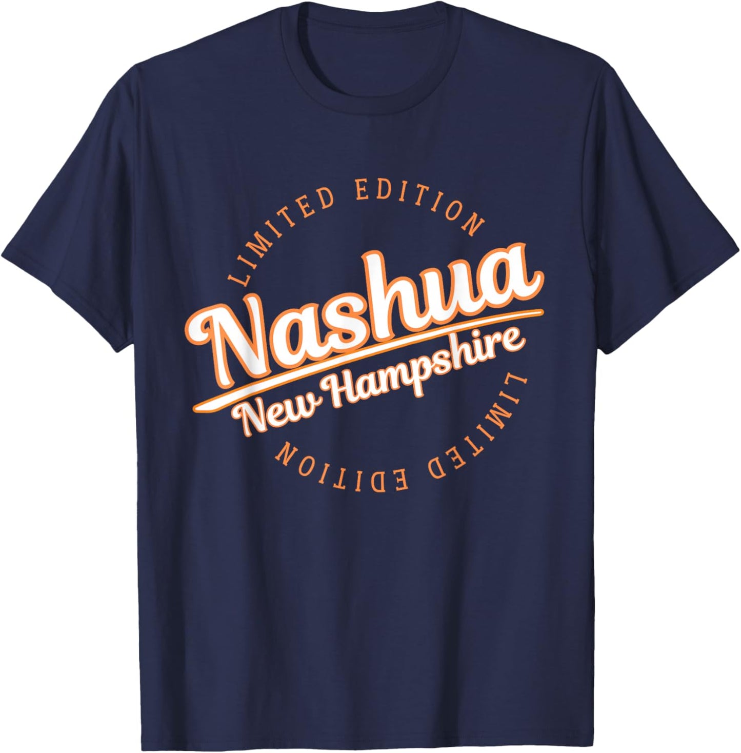 Retro Athletic Nashua NH Apparel T-Shirt - T-Shirt | Navy