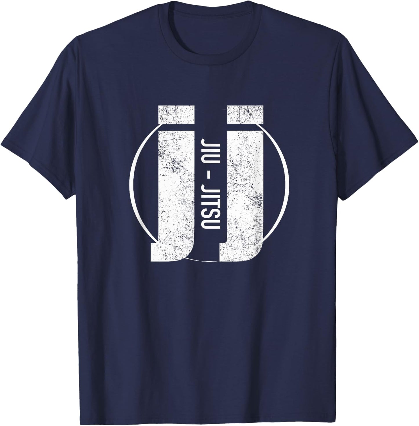 Vintage Jiu Jitsu T Shirt T-Shirt - T-Shirt | Navy