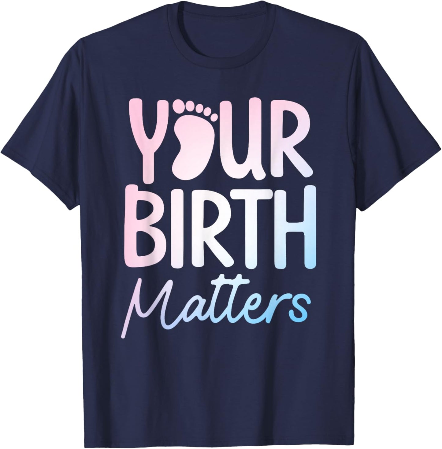 Cool Doula Art Girls Midwives Birth Worker Doula T-Shirt - T-Shirt | Navy