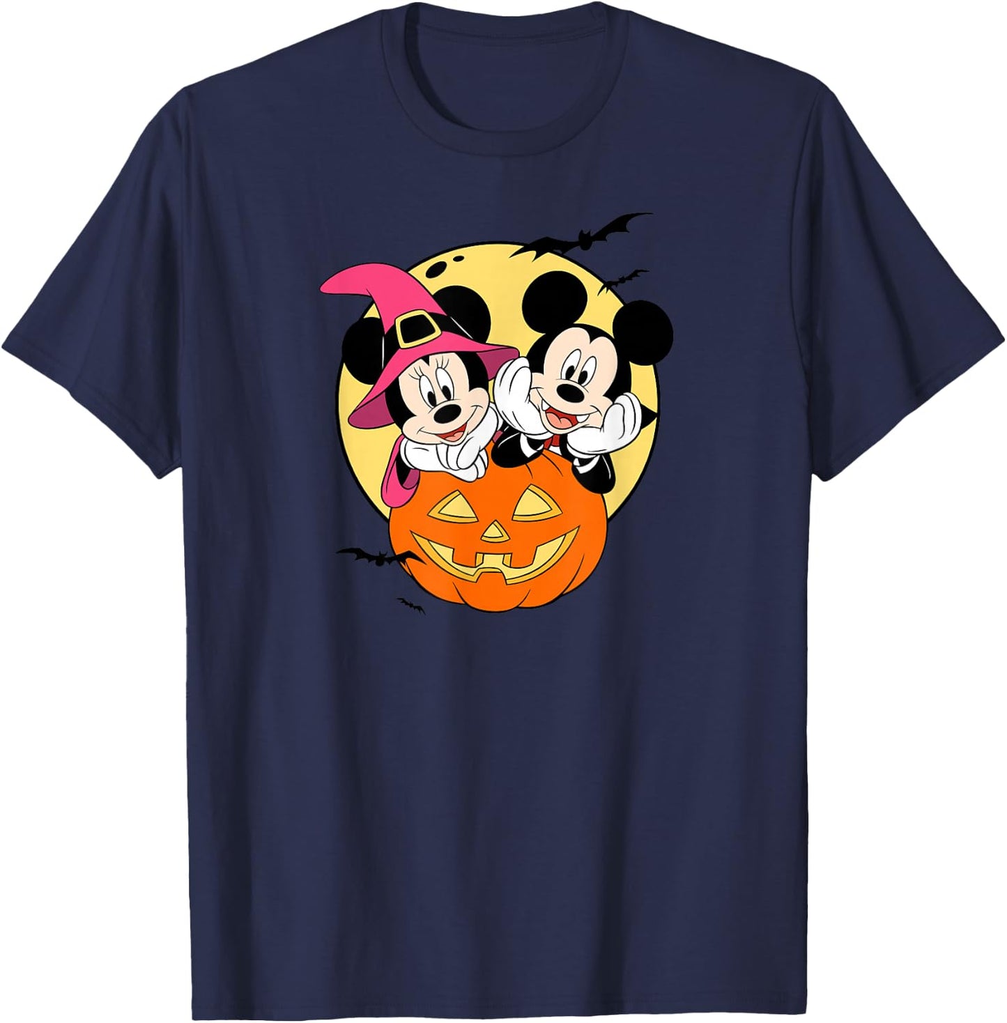 Disney - Mickey and Minnie Halloween T-Shirt - T-Shirt | Navy