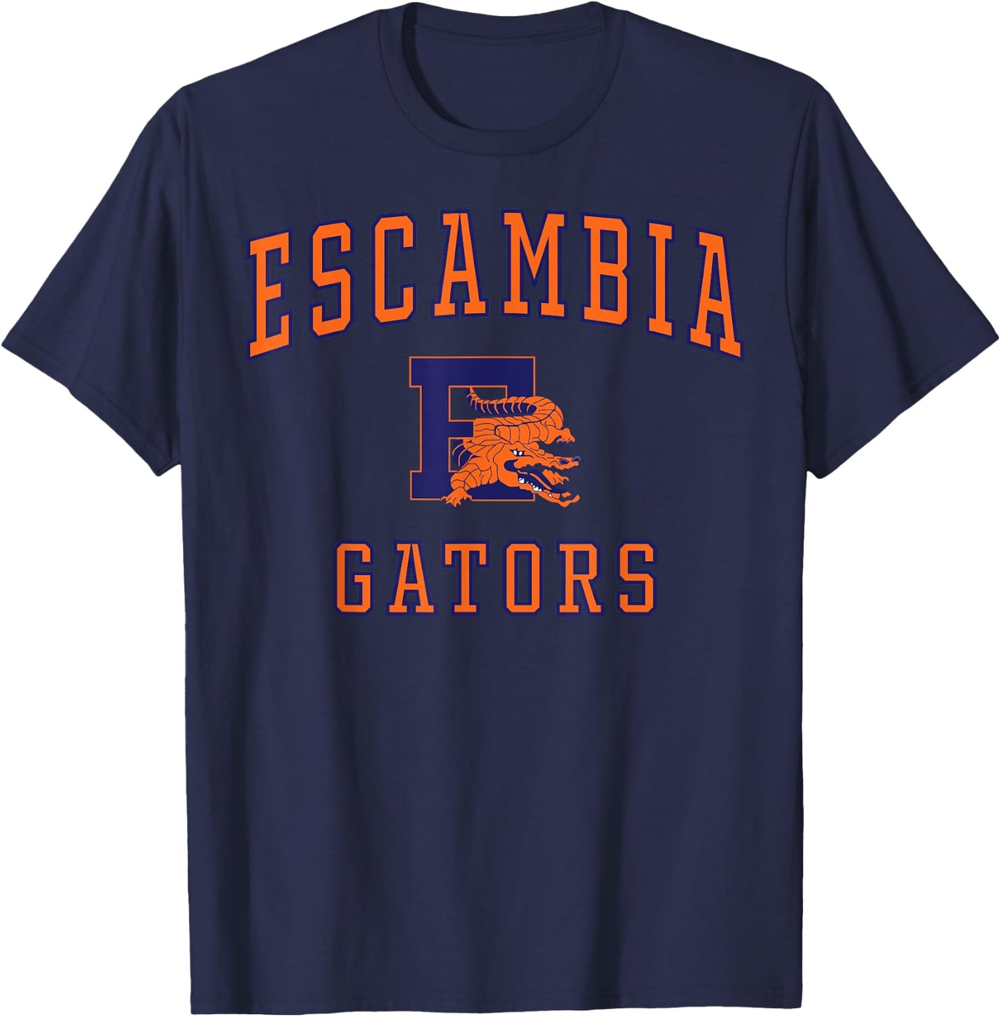 Escambia High School Gators C1 T-Shirt - T-Shirt | Navy