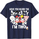 Have You Heard The Moos ? 2nd Birthday Farm Animals 2 Shirt T-Shirt - T-Shirt | Navy