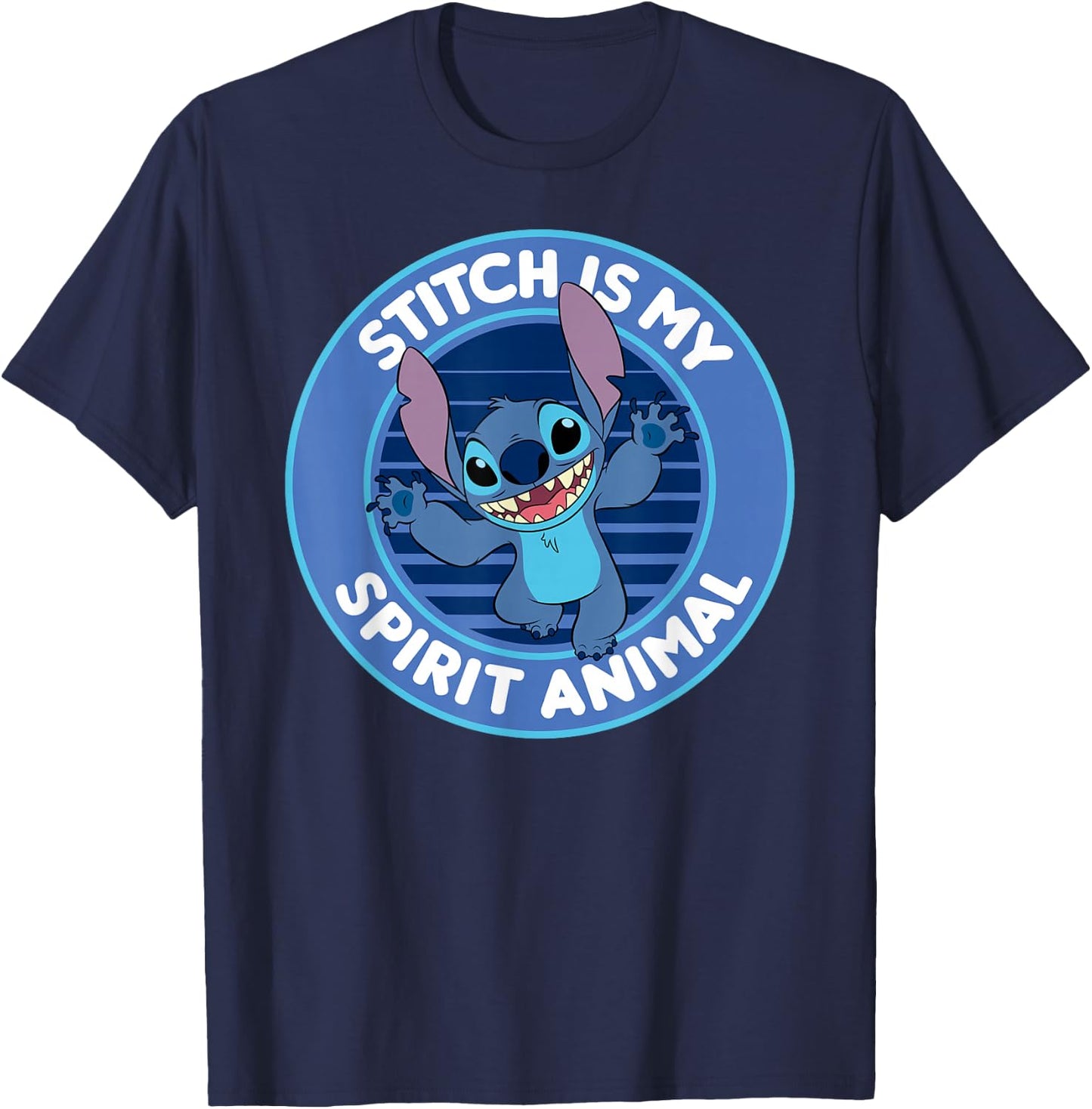 Lilo & Stitch - Spirit Animal T-Shirt - T-Shirt | Navy