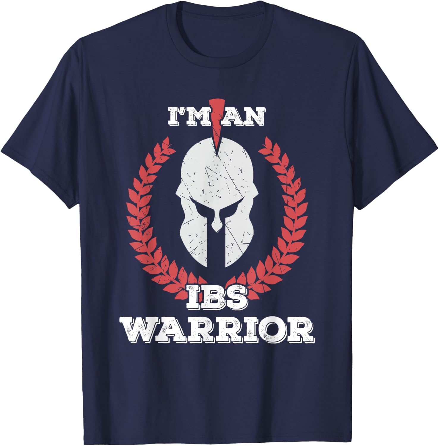I'm an IBS Warrior Irritable Bowel Syndrome Awareness T-Shirt - T-Shirt | Navy