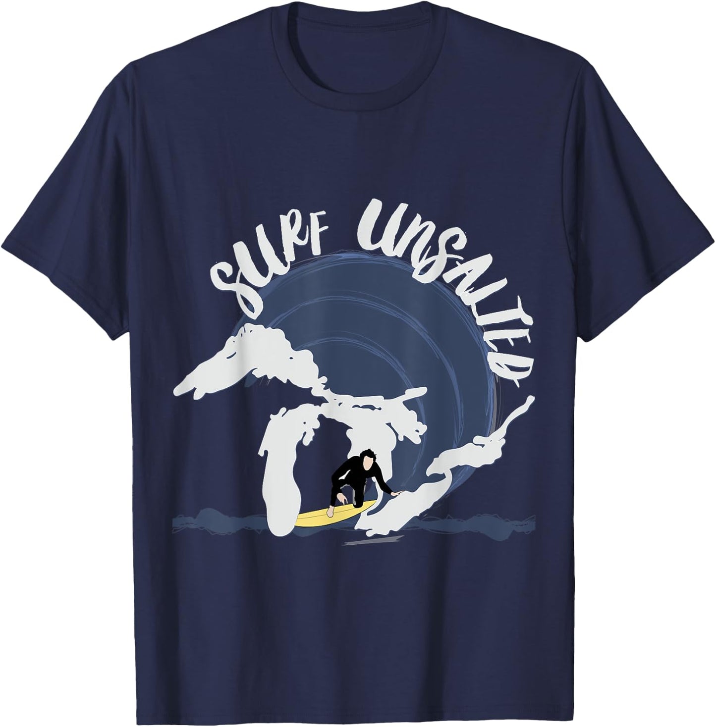 Great Lakes Surfing - Surf Unsalted - Some Like It Cold T-Shirt - T-Shirt | Navy