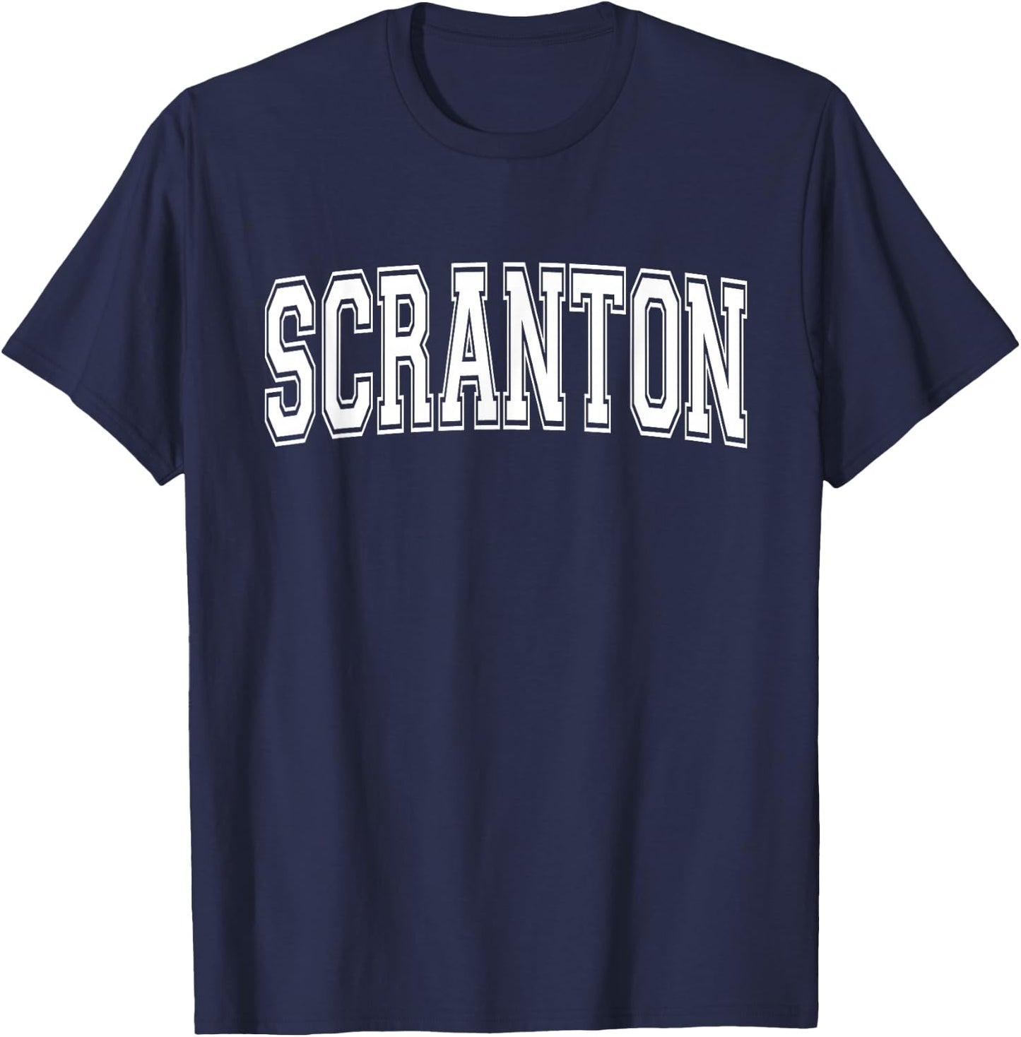 SCRANTON PA PENNSYLVANIA USA Vintage Sports Varsity Style T-Shirt - T-Shirt | Navy