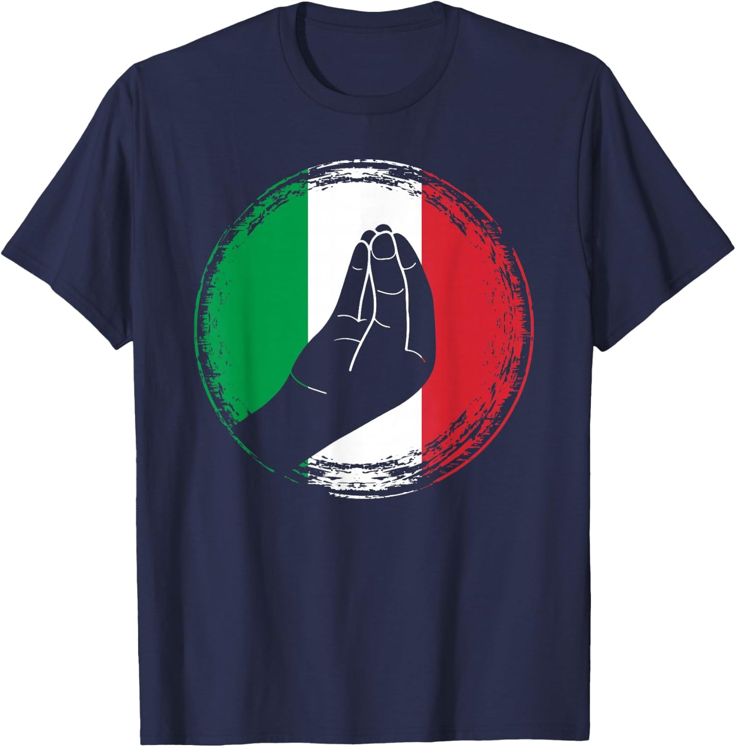Funny Italian hand gesture T-Shirt - T-Shirt | Navy