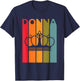 Donna Gift for Girls Women First Name Vintage Donna T-Shirt - T-Shirt | Navy