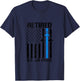 Retired US Air Force Flag American USAF Veteran Old Man T-Shirt - T-Shirt | Navy