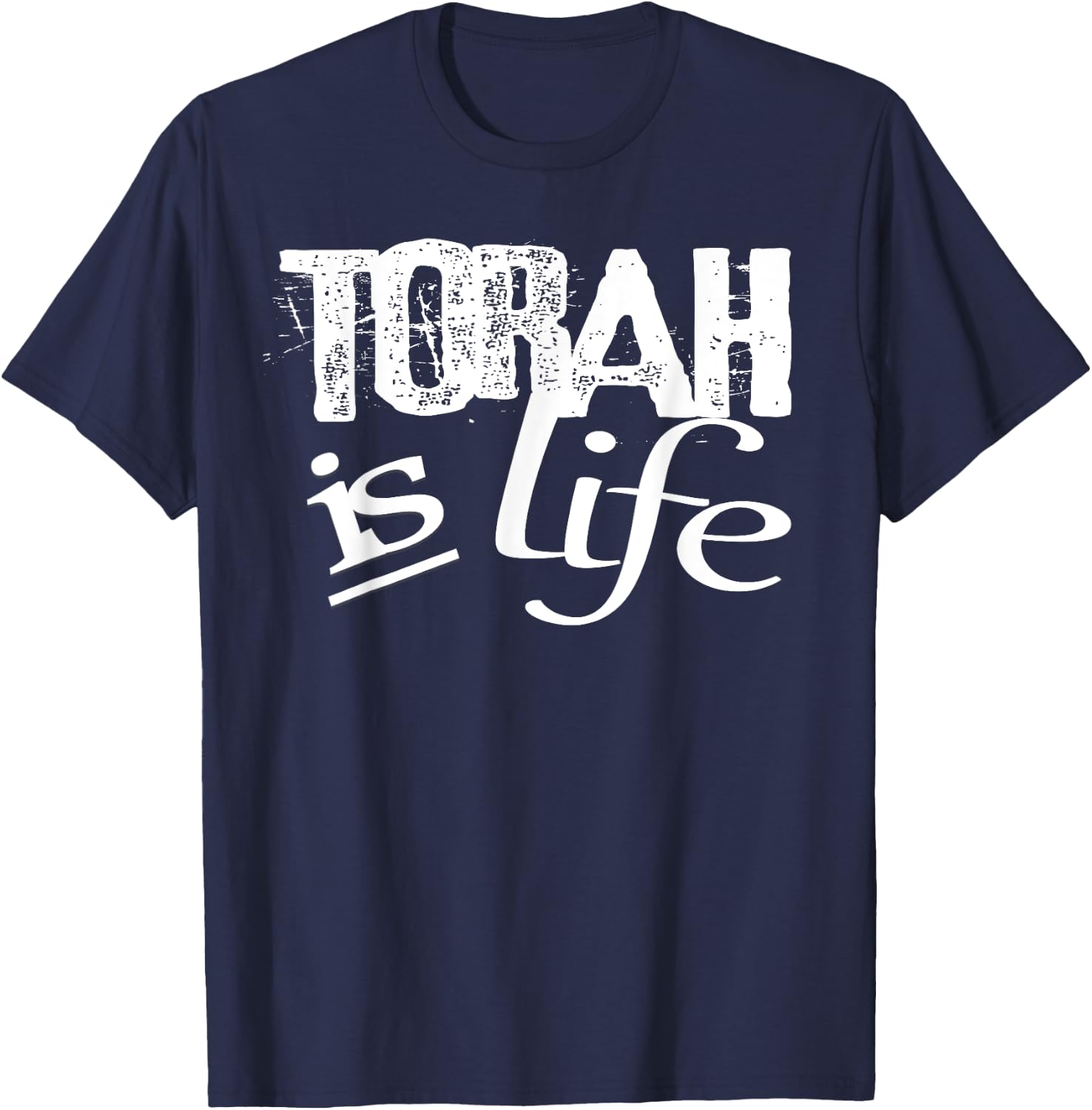 Hebrew Israelite Yahudah Tribe Judah Torah is Life T-Shirt - T-Shirt | Navy