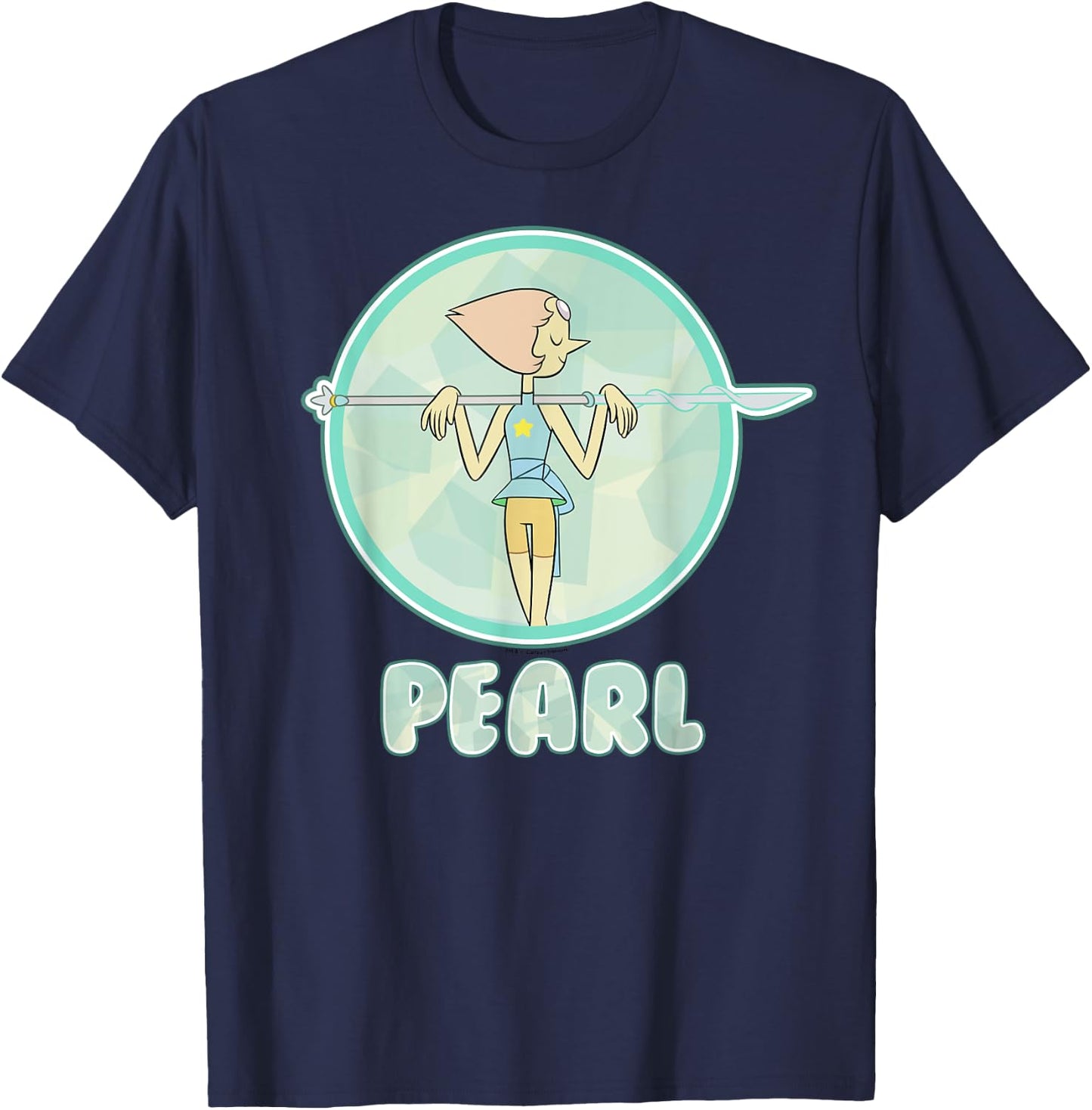 Stevens Univers Pearl Gem Protector Graphic T-Shirt - T-Shirt | Navy